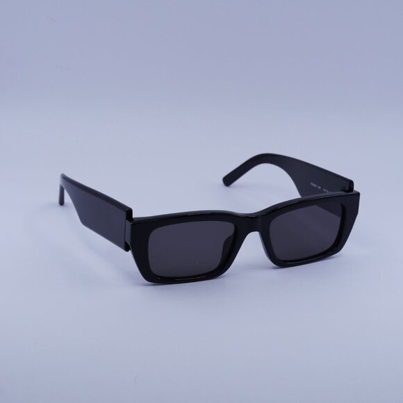 Palm Angels PERI002 PALM 1007 Sunglasses Black Rectangle Frame, Grey Lenses - Picture 5 of 10